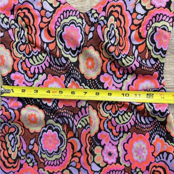 Zara Floral Print Romper Retro Size Small One piece Jumpsuit - Picture 15 of 16